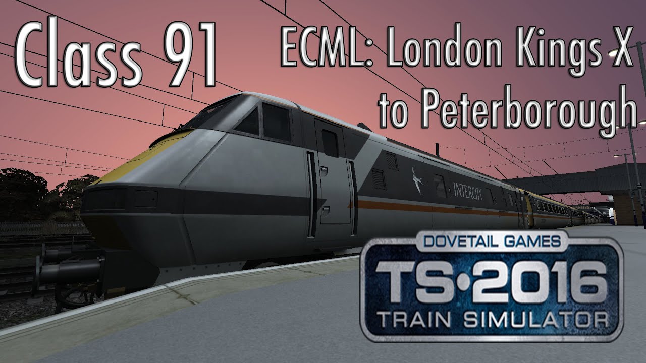 Train Simulator 2016: Class 91 ECML: London Kings Cross to Peterborough Timelapse