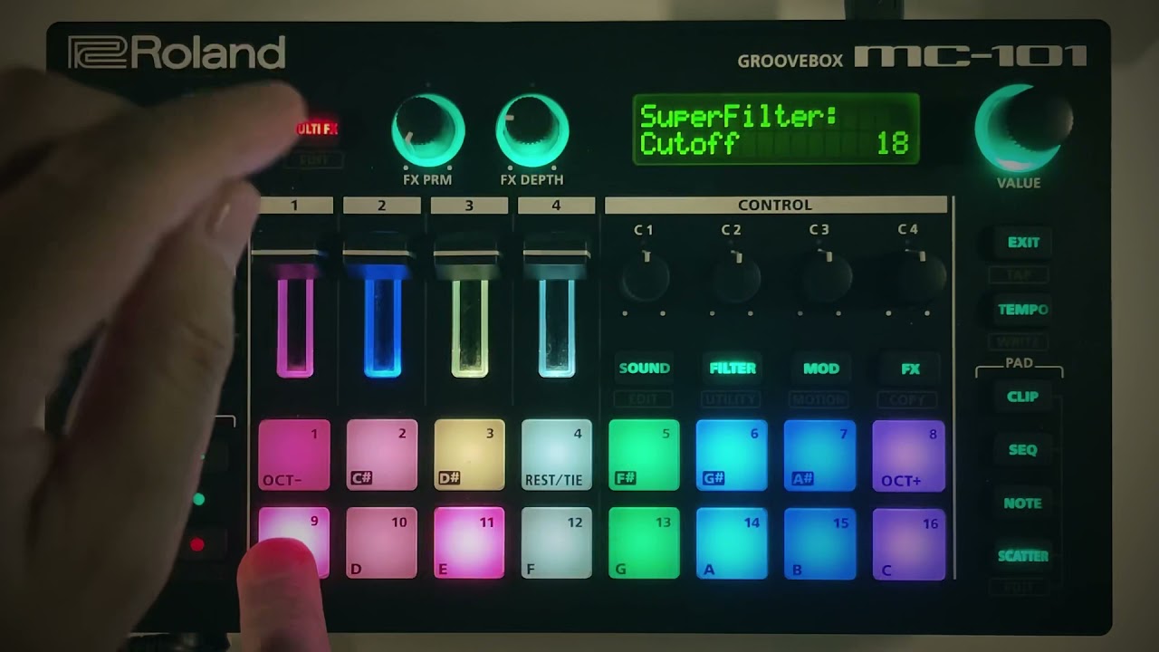 ROLAND MC-101 - Bedlam (Original) / Project File Available For Purchase