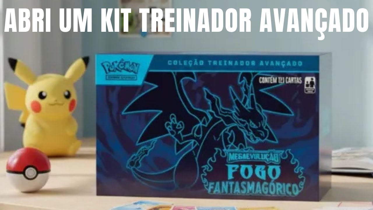 ABRI MAIS UMA ELITE TRAINER BOX de CARTA POKÉMON FOGO FANTASMAGÓRICO | Coleção Treinador Avançado