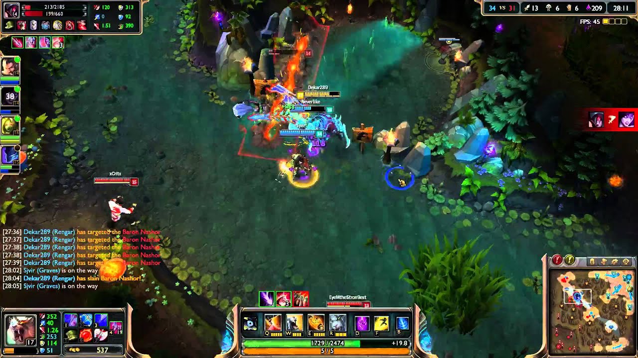 Best Rengar Baron + Solo Quadra