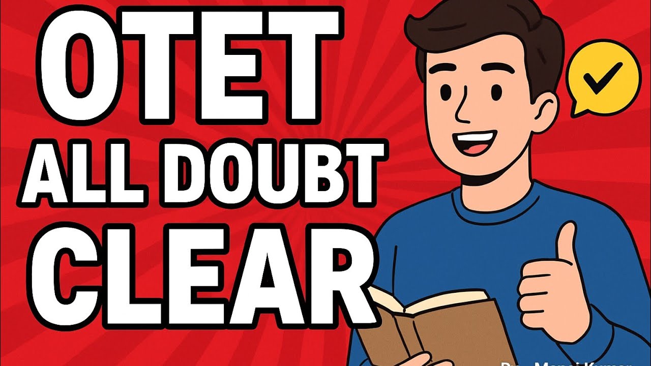Otet all doubt clear/otet exam/ONLY PEDAGOGY/criteria/syllabus/D.El.Ed/B.Ed#education #exam #teacher