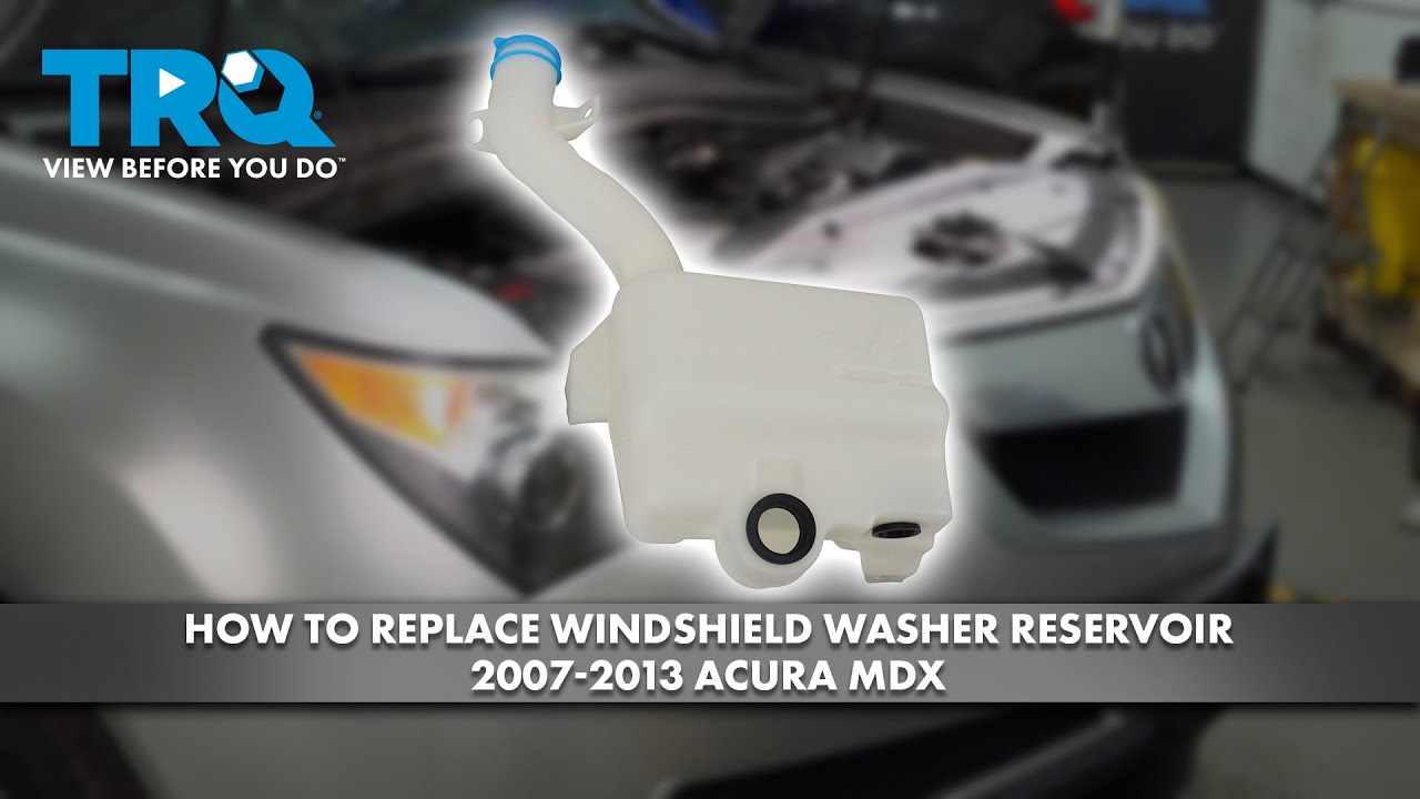 How to Replace Windshield Washer Reservoir 2007-2013 Acura MDX