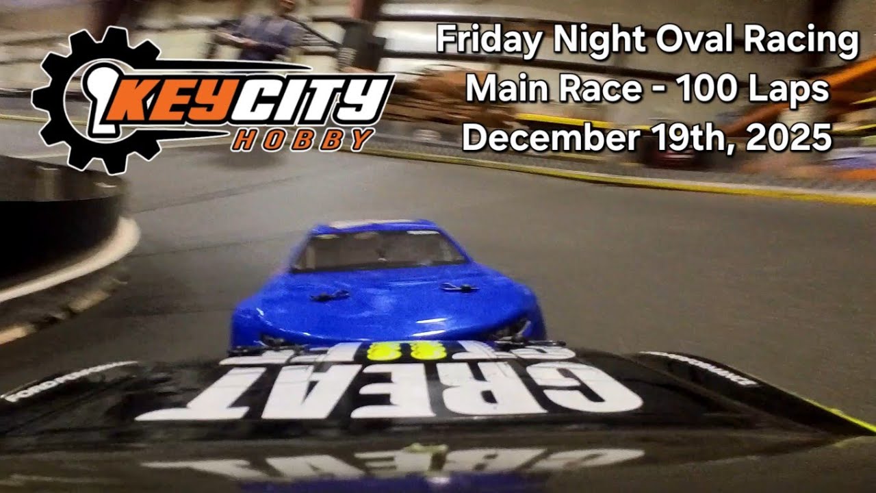 Key City Hobby - Friday Night NASCAR Racing - Main Race - December 19th, 2025
