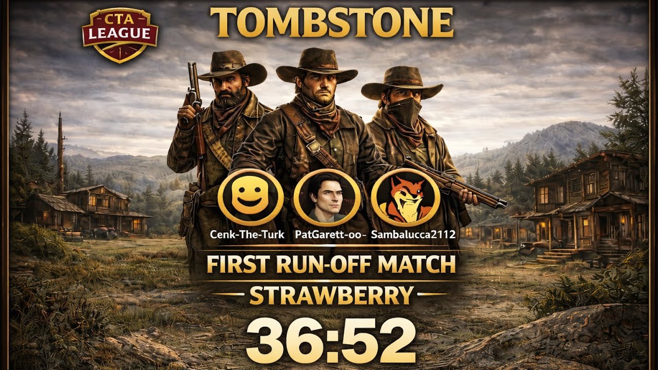 🔥 CTA Strawberry 1st RUN-OFF &ndash; CTA League Season I | Red Dead Online - Many thanks to Cenk-the-Turk!