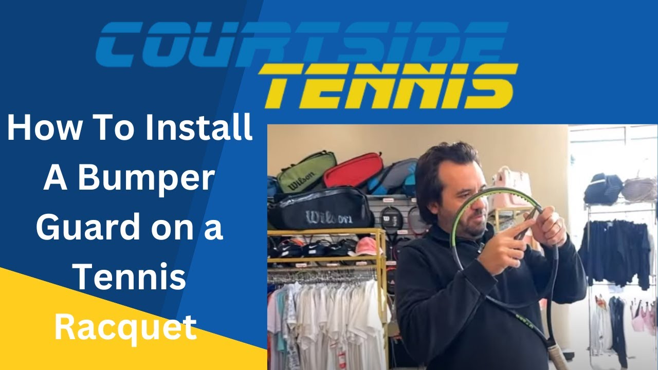 How To Replace The Bumper Guard On A Tennis Racquet