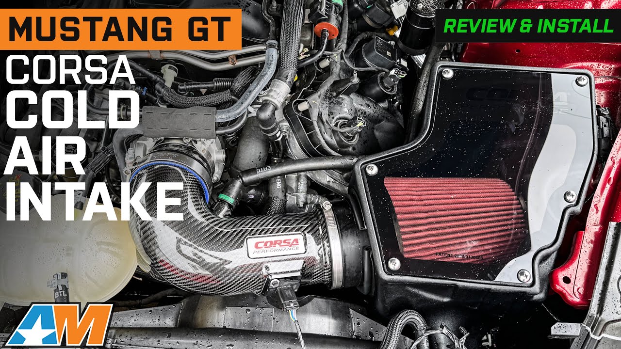 2018-2023 Mustang GT Corsa Performance Closed Box Cold Air Intake Review & Install
