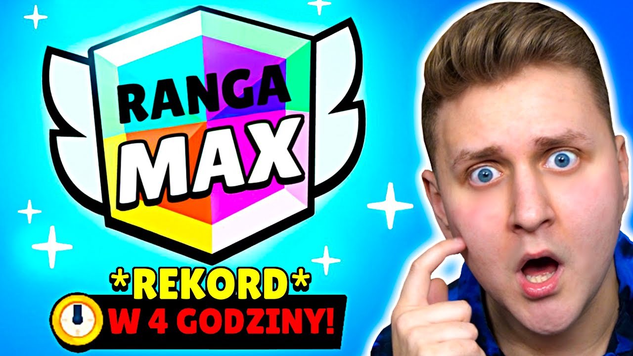 🏆Jak WBIŁEM *MAX RANGĘ* w ZALEDWIE 4 GODZINY!😱 (1000 PUCHARK&Oacute;W = LEGENDARNY STARR DROP!)