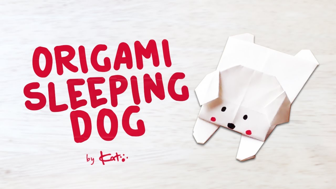 Origami Sleeping Dog Tutorial