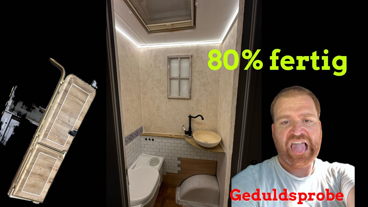 🏕️ Tabbert Comtesse 515 Umbau 80% fertig, Bad mediterraner Stil 🛁