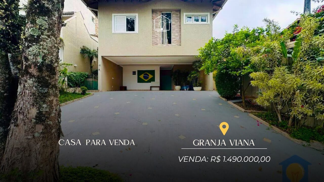 CASA A VENDA! Cond. S&atilde;o Paulo 2 - Granja Viana 