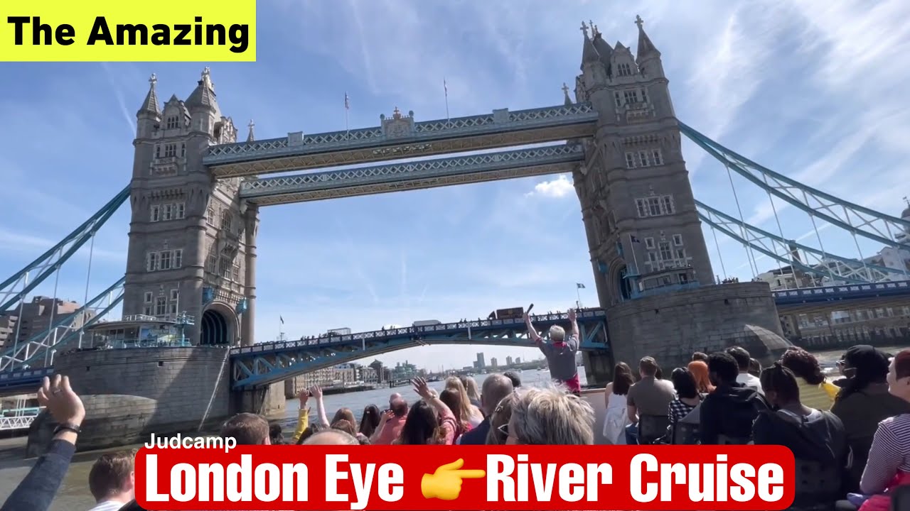 London Eye River Cruise👉Exploring River Thames Boat Tour/Judcamp