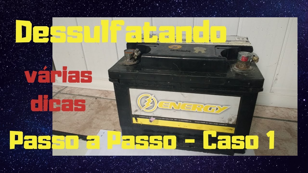 # 142- Recuperar Bateria sem Abrir e sem Bicarbonato? Como Fazer? Dessulfatando Passo a Passo  MC 05