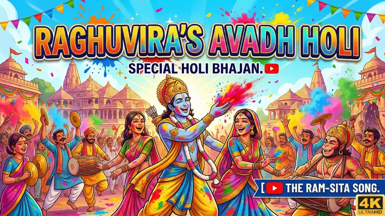 : SPECIAL HOLI BHAJAN (English Adaptation) | RAGHUVIRA'S AVADH HOLI | The Ram-Sita Song