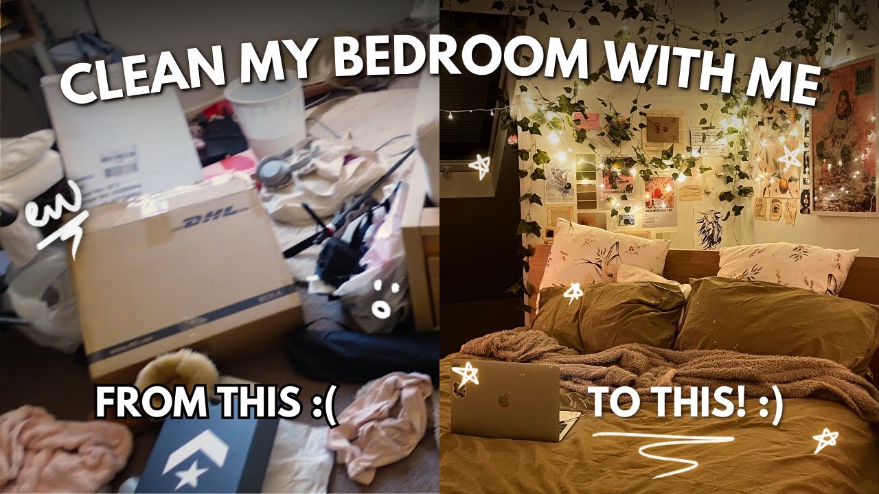 УБЕРИТЕ МОЮ СПАЛЬНЮ ВМЕСТЕ СО МНОЙ...снова 🧽🫧|| мотивация на уборку комнаты! удовлетворяет! эстет...