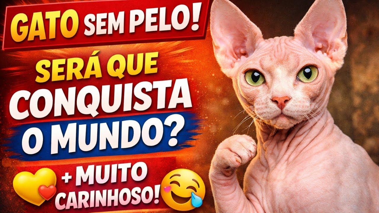 Gato Sphynx: Tudo Sobre o Gato Sem Pelo | Vale a Pena Ter?
