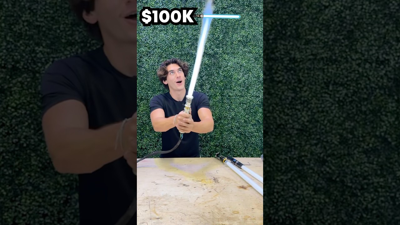 $1 Vs $100,000 Lightsaber