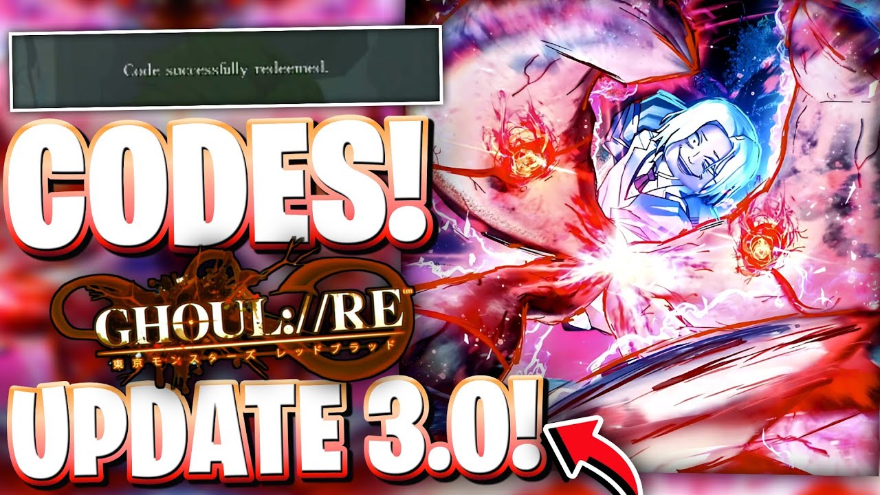 ⚡FUEGUCHI TWO! NEW UPDATE 3.0 CODES FOR GHOUL RE | ROBLOX GHOUL RE CODES