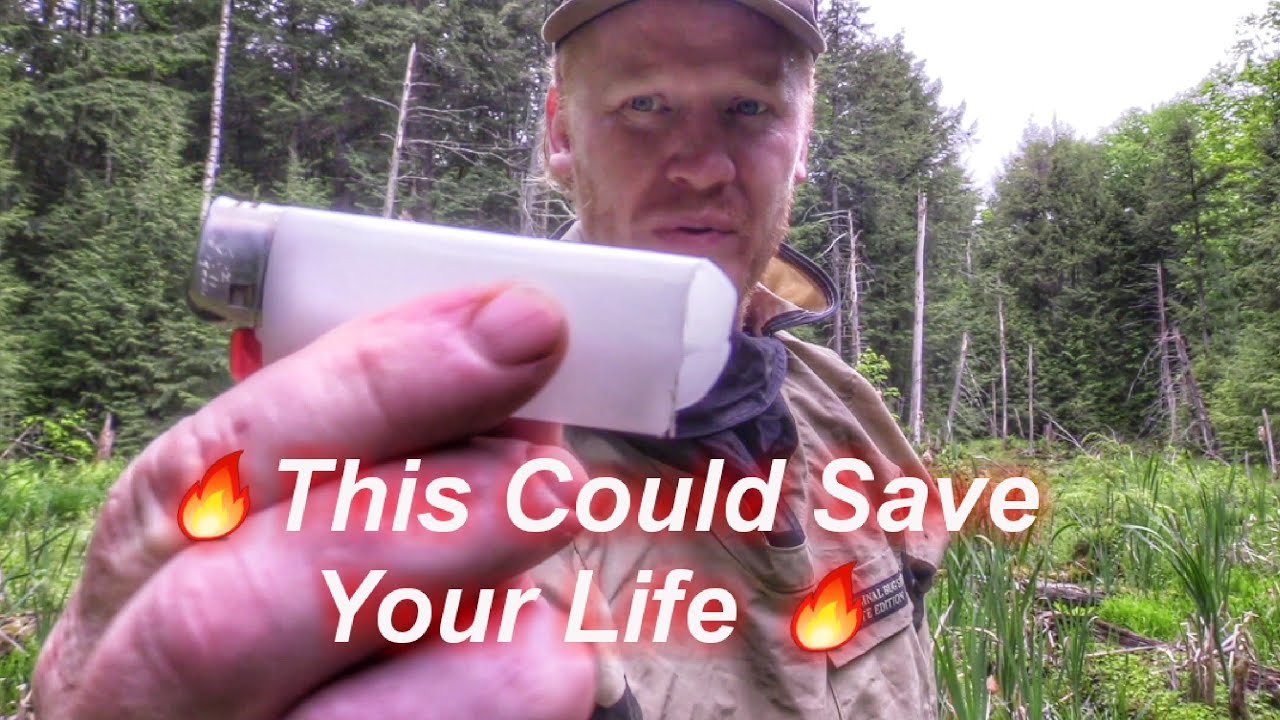 2 Survival Tips to Save Your Life Fire with a Dead Lighter - Hacks and Tricks