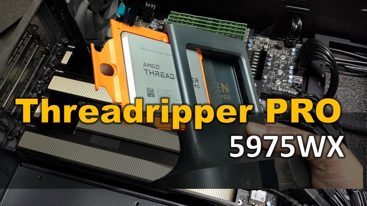 AMD Ryzen Threadripper PRO 5975WX PC Build