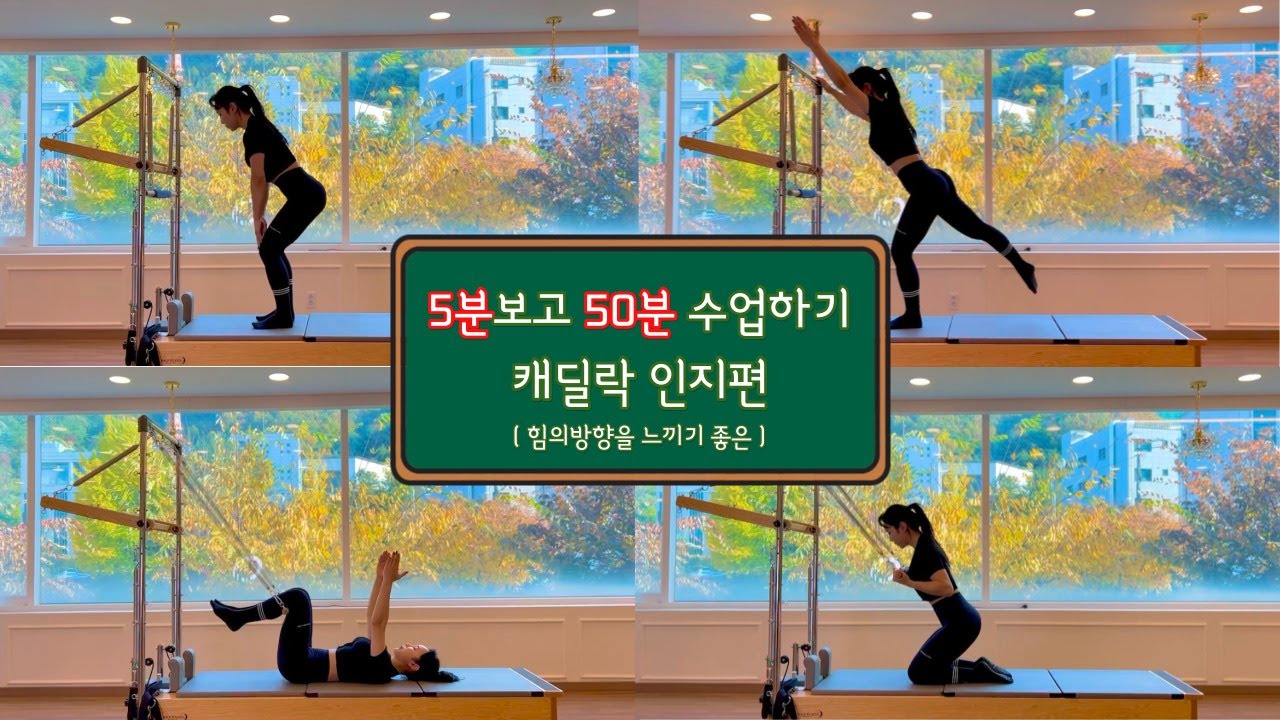5분 보고 50분 수업하세요!! - 힘의방향을 인지하기 좋은 캐딜락 시퀀스 (with roll-down bar)
