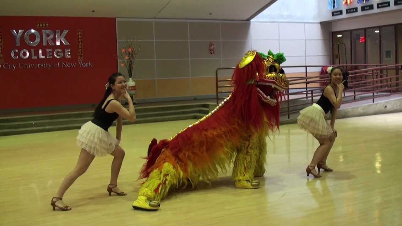 NYCCC Celebrates Lunar New Year @ York College with Lion Dance Gangnam Style