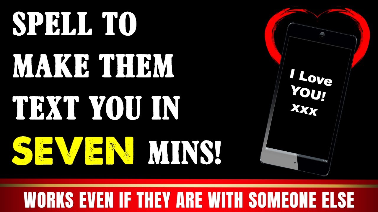 ❤️&zwj;🔥📱Spell To Get OBSESSIVE LOVE Text Messages!📱❤️&zwj;🔥