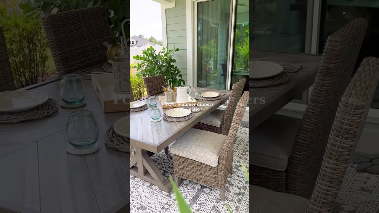 Can’t get enough of our new patio set from  perfect spot for spending time with my friends and famil