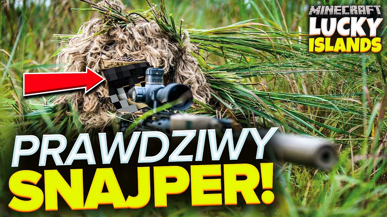 PRAWDZIWY SNAJPER! - MINECRAFT LUCKY ISLANDS