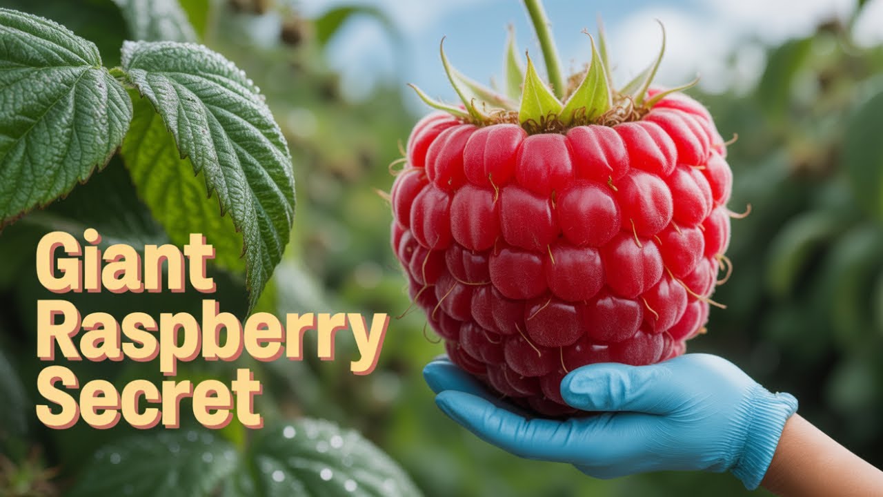 Giant Raspberries The Secret to Growing Massive Red Fruits