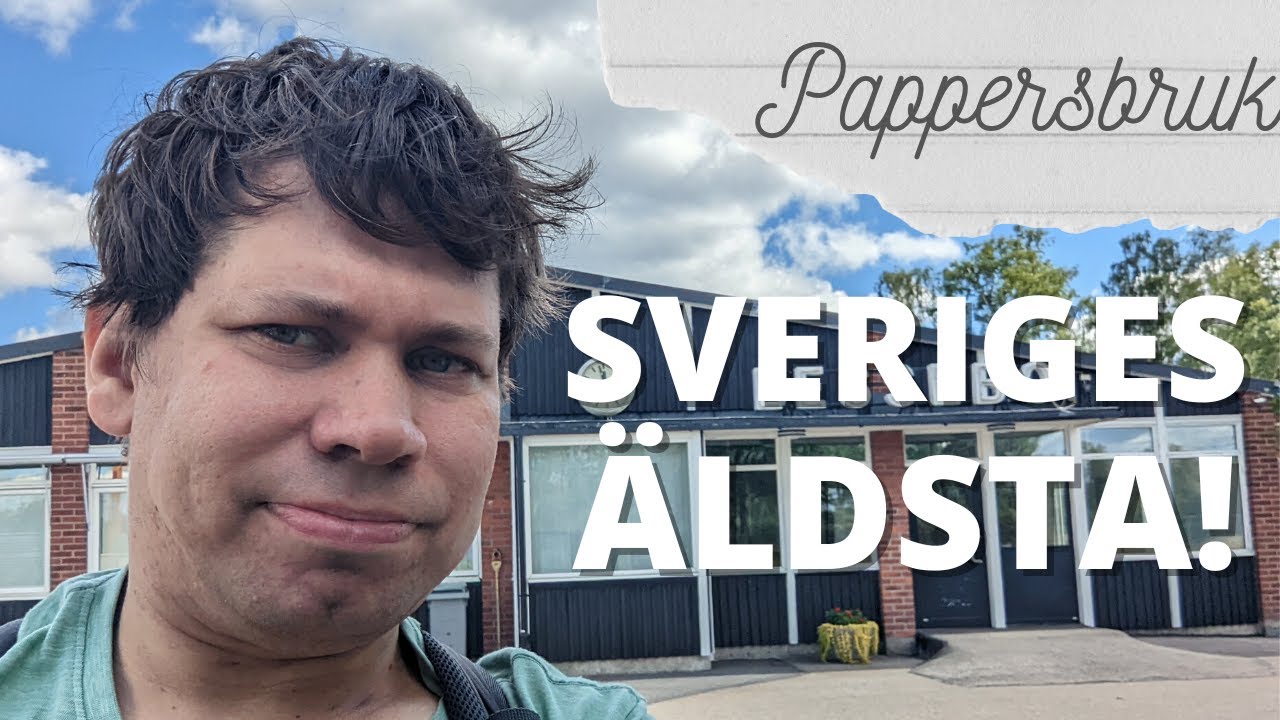 Besöker Sveriges äldsta handpappersbruk! #4K