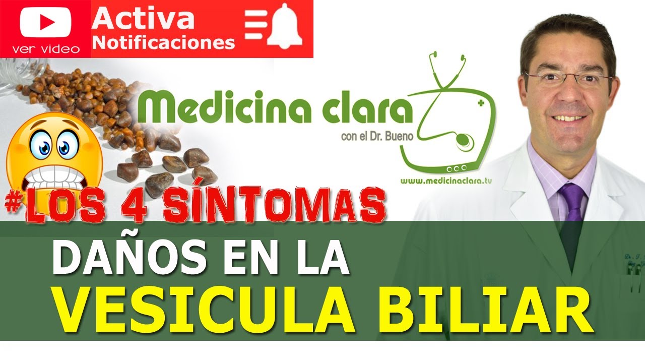 👨‍⚕️👀 LOS 4 SINTOMAS ALARMA *VESÍCULA BILIAR DAÑADA* PIEDRAS | Medicina Clara