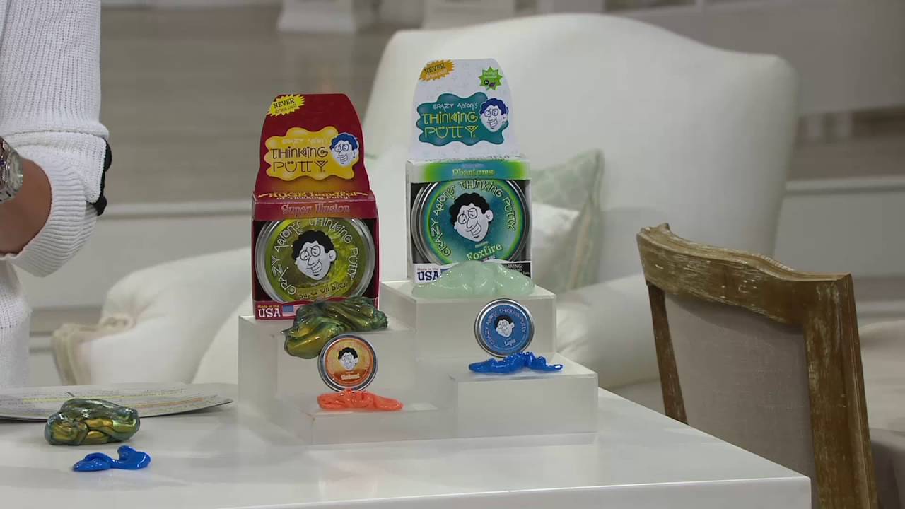 Crazy Aaron's Thinking Putty w/ Two 4