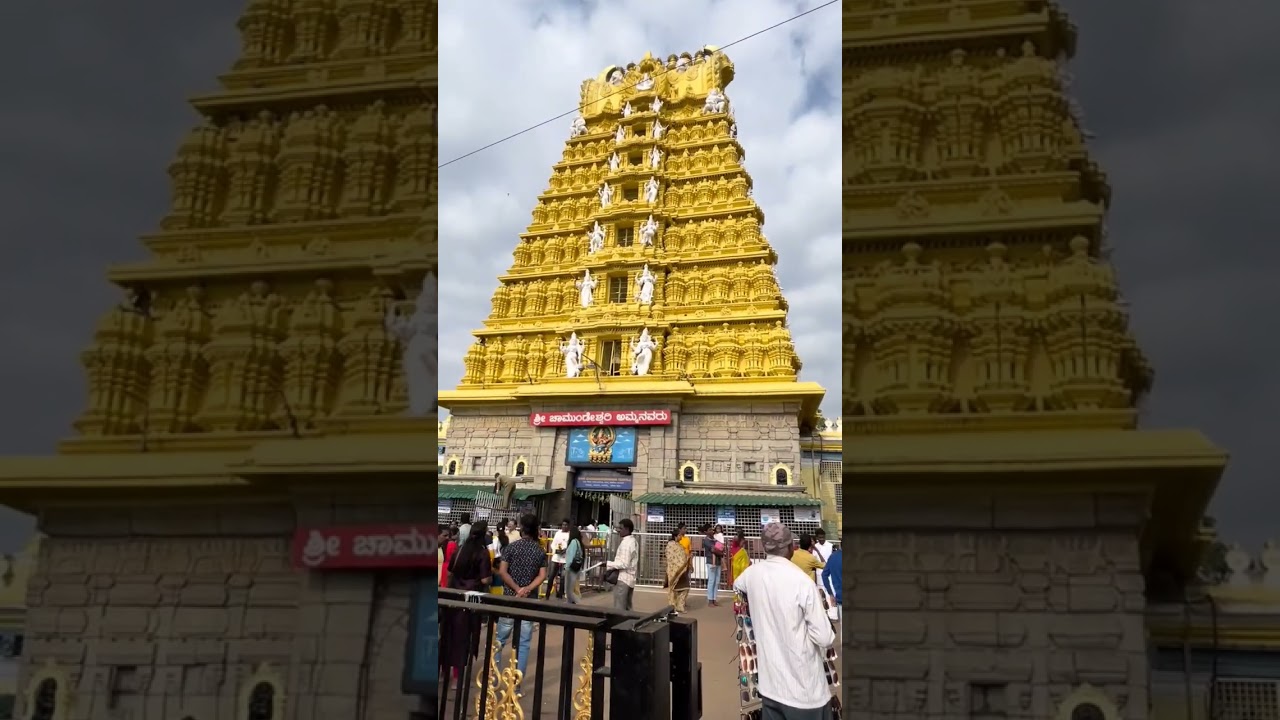 Maa Chamundeswari temple & Chamundi hills | Bangalore to Mysore trip vlog shorts video