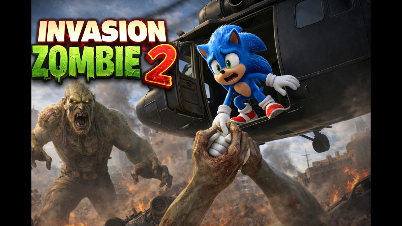NO HAY ESCAPATORIA… SONIC Y SHADOW CONTRA LOS ZOMBIES 😨