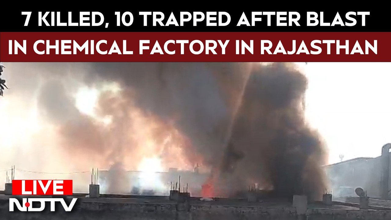 Rajasthan Blast LIVE | Rajasthan Chemical Factory Blast | 7 Killed, 10 Trapped | Bhiwadi Blast