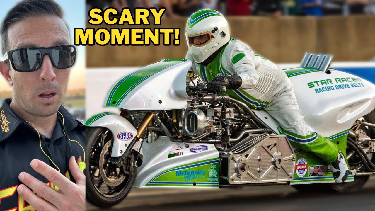 Трагедия произошла на мотоцикле Top Fuel! 🙏