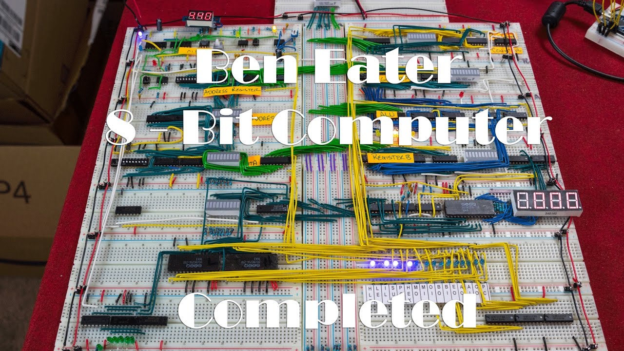 Ben Eater - 8 bit breadboard computer (with changes)