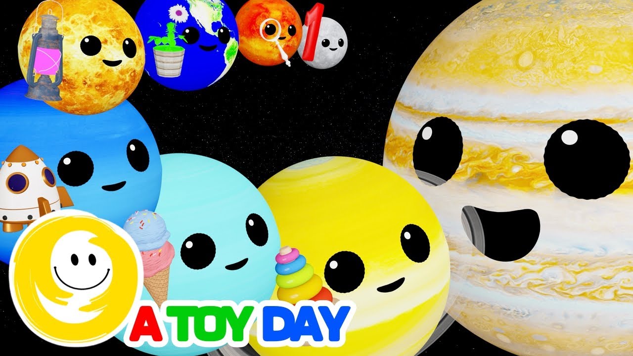 PLANET ORDER SONG 🎶🌎🪐🎶 | Mercury Venus Earth Mars Jupiter Saturn Uranus Neptune #atoyday #planetsong