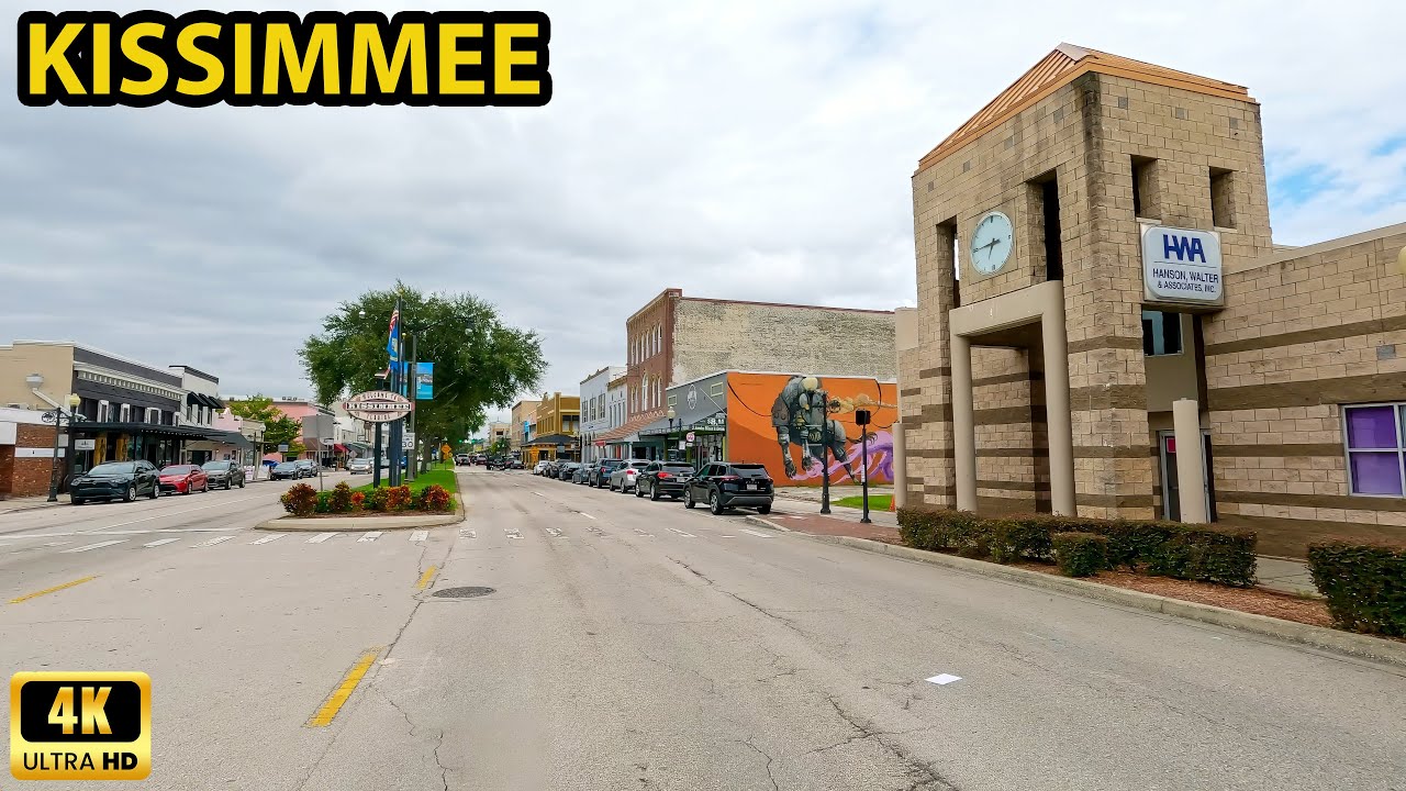 Kissimmee Florida Driving Through