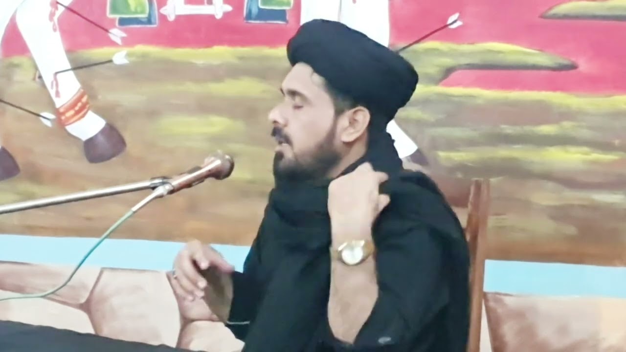 Molana Ali raza shah of kot bhai khan.....11 moharram 2024 at mastiwala mianwali