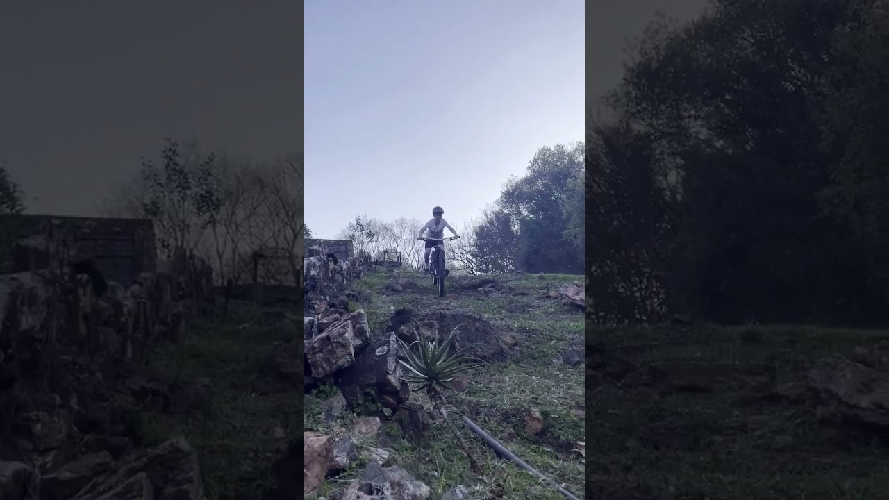 Steep tech MTB line
