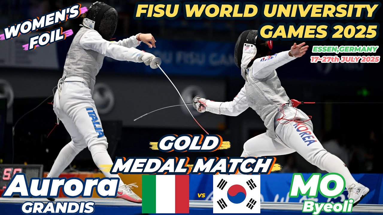 2025 🇩🇪【第32屆 世界大學生運動會 德國】女花 個人「FINAL」GRANDIS Aurora (ITA 🇮🇹) VS (🇰🇷 KOR) MO Byeoli