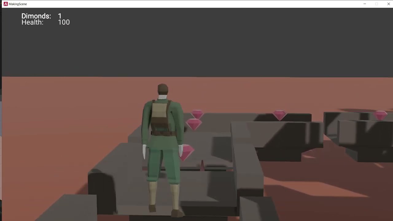 Разработка игры(курса по Armory 3D и Blender) - работа студента