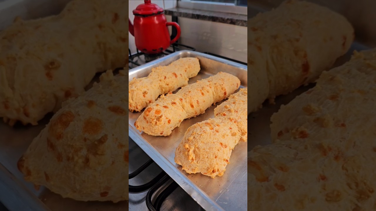 S&Oacute; 1 OVO- BISCOIT&Atilde;O DE POLVILHO ASSADO F&Aacute;CIL e R&Aacute;PIDO #dicas #receitas #cafedatarde #receita