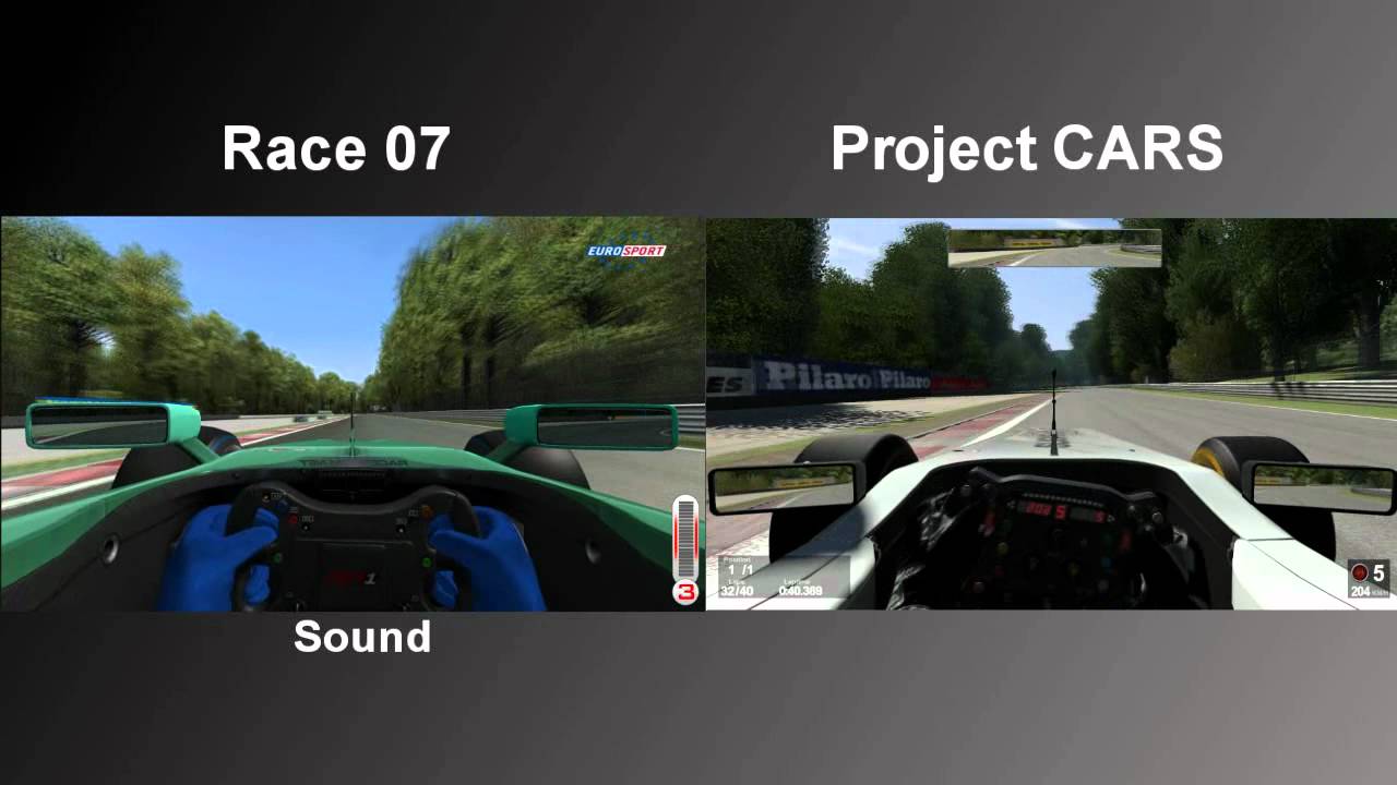 Race07 Vs Project CARS (Monza)