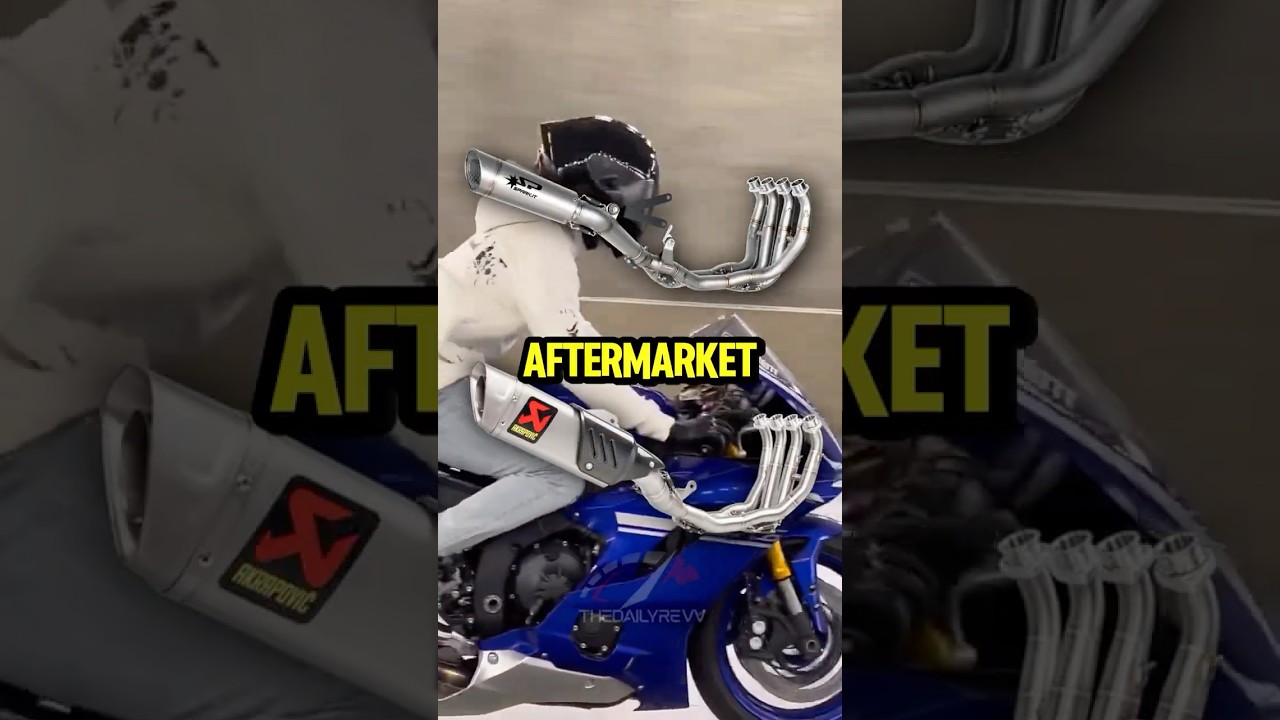 What&rsquo;s the difference? : OEM Motorcycle Exhaust Vs. AfterMarket Motorcycle Exhaust 🔥