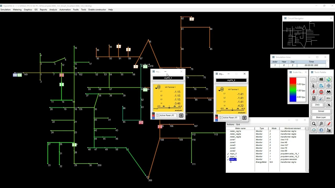 Adding smart inverters in OpenDSS-G
