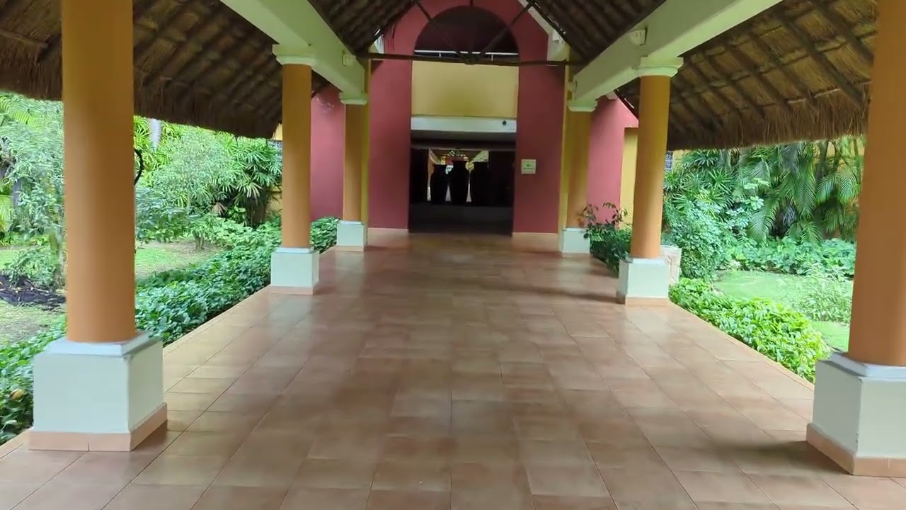 Morning walk through Barcelo Maya Colonial and Tropical