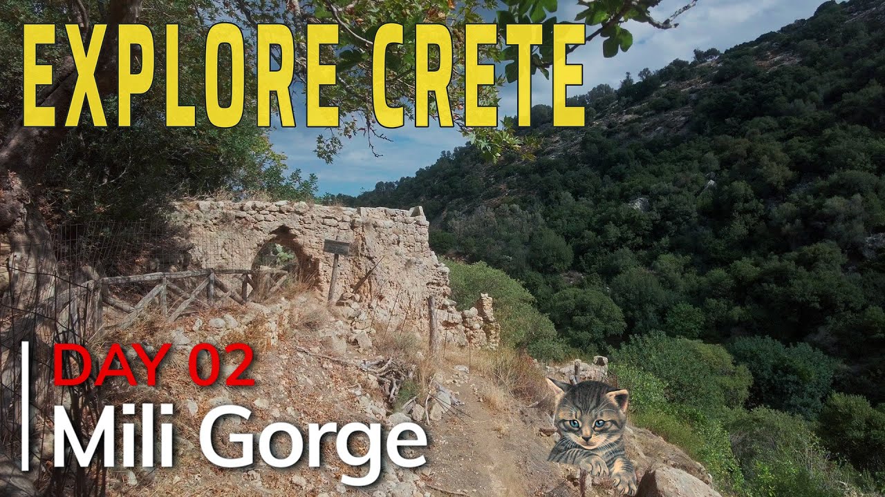 Explore Crete in one week. Day 2: Mili Gorge. Village of the Mills. #crete  #rethymno #greekislands