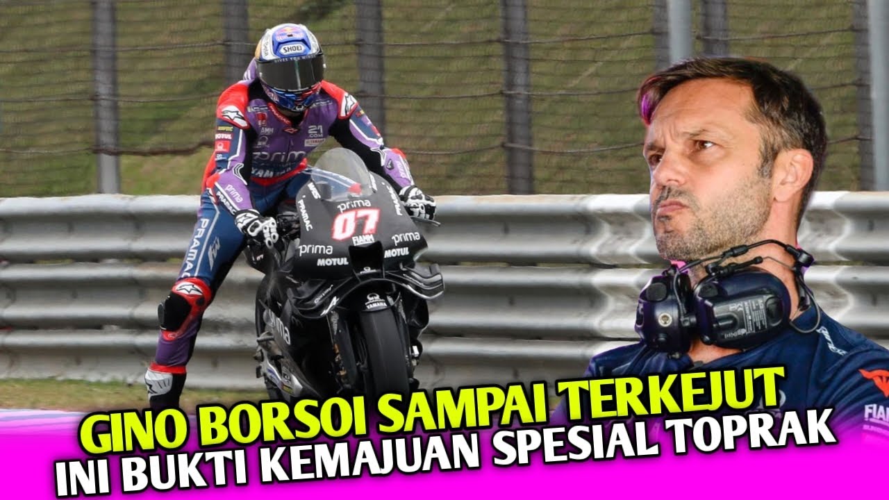 GINO BORSOI TERKEJUT TOPRAK PUNYA KEMAMPUAN SPESIAL BERADAPTASI DENGAN MOTOR MOTOGP • BERITA MOTOGP